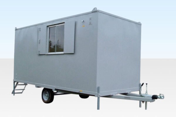 12Ft x 7Ft 6in Steel Mobile Anti-Vandal Office Cabin - Image 3