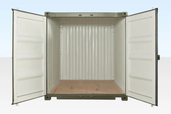 10Ft X 8Ft Shipping Container (One Trip) – Green - Image 2