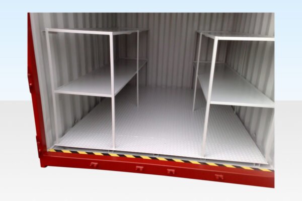 8Ft X 8Ft Flat Floor Bunded Store - Image 4
